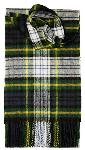 Schal aus gebürsteter Wolle, hergestellt in Schottland, Gordon Kleid Modern, Einheitsgröße