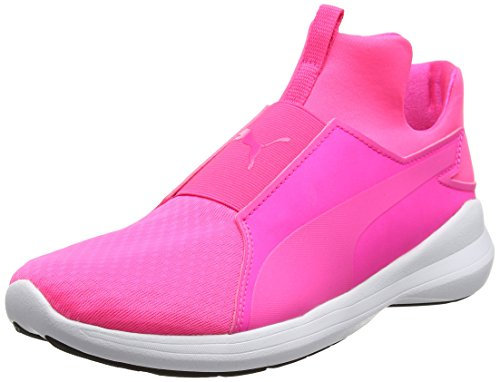 Puma Women’s Rebel Mid Wns Low-Top Sneakers, Pink (Knockout Pink-Knockout Pink White 03), 4.5 UK