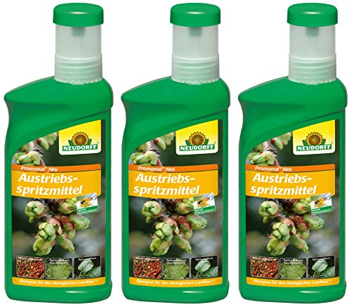 3 x 500 ml Neudorff Promanal Austriebsspritzmittel