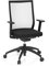 hjh OFFICE 657620 Profi Bürostuhl Aspen Stoff/Netz Schwarz Drehstuhl ergonomisch, selbstheilender Netzrücken, höhenverstellbar
