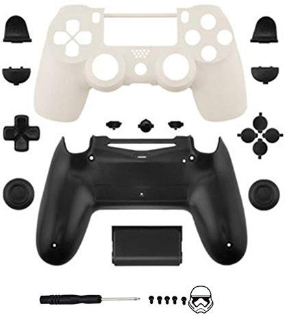 Komplettes Gehäuse Hülle Schutzhülle mit Knöpfen Mod-Set für PS4 PRO Slim für Sony Playstation 4 Dualshock 4 PS4 Slim-jmd-040 Ersatz-Wireless-Controller