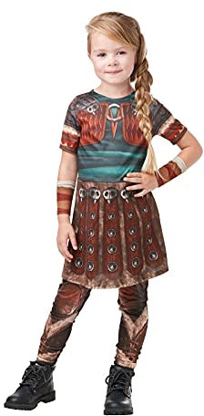 Rubie´s 300007 9-10 Déguisement pour fille Motif dragon Multicolore - Version Anglaise