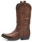 IF Fashion Cowboy Western Scarpe da Donna Stivali Stivaletti Punta Quadrata Camperos Texani Etnici C19004-4 marrone N.41