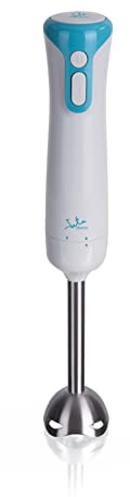 Jata BT124 Batidora de Mano 400 W, 2 velocidades, Doble cuchilla de acero inoxidable, Pie de acero Inoxidable desmontable