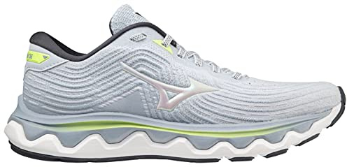 Mizuno Wave Horizon 6 (W) Damen Laufschuhe, Heather/White/NeoLime, Größe 40