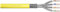 DIGITUS Cat.7A S/FTP Verlegekabel 500 Meter simplex B2ca Gelb
