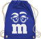 Shirtracer Turnbeutel Rucksack - & Fasching - Taschen - M und M Augen Karneval I Fastnacht I Fasnacht I Fasnet - Unisize - Royalblau - gym bag festival karnevalsbeutel faschings mm juterucksäcke
