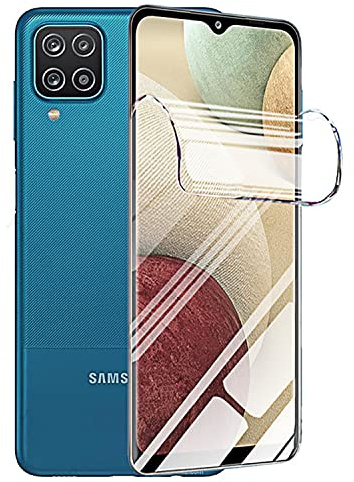 2pcs Protection Ecran en Hydrogel pour Samsung Galaxy A12 (6.5 Pouces) | Film Hydrogel TPU Auto-Réparateur, Protection Anti-Rayures,Sans Bulles, Transparent HD