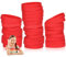 THXIY 100PCS Silicone Wristbands for Kids Teens, 7'' Sports Wholesale Rubber Bracelets for Events, Party Teacher Supplies Boys Gilrs Education Activities Red