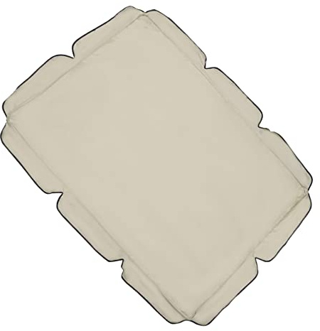 Sosoport Gartenschaukelabdeckung mit Gewelltem Rand aus Polyester Taffeta Tragbar und Staubdicht Schutz für Outdoor und Gartenmöbel