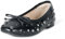 The Drop Pepper mit Schleife Ballerinas, Schwarze Nieten, 37