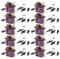 Miuzei Servomotor Metall Zahnräder 10 PCS RC 9G Micro Servo 180 Grad mini Motor für Arduino Modellbau Roboter Arm Flugzeug 1/10 1:8 Car Boot mit Servokabel Horn