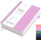 EMSHOI Notizbuch A5, Notizblock, Collegeblock Liniert mit 300 Seiten /150 Blatt Zum Schreiben, 100g/m² Papier, PVC Hardcover, Ideal für Arbeit, Büro & Schule, 14.5 × 21 cm - Violett