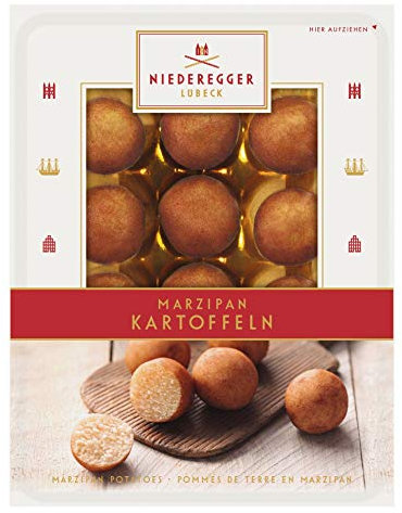 Niederegger saftige Marzipan Kartoffeln in feinsten Kakao 100g (Packung mit 6)