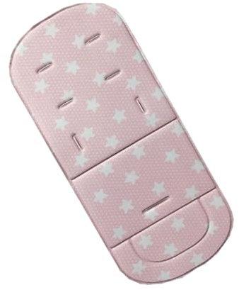 Baby Sitzauflage für Kinderwagen,Baby Sitzeinlage,Baby Sitzauflage Buggy,Universal Kinderwagen Sitzauflage,Kinderwagen Einlage,Universell Einlage für Kinderwagen und Buggy, Weich, Atmungsaktiv,Rosa