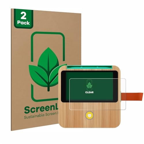ScreenLeaf (2 Stück Schutzfolie für tigerbox Touch Plus [nachhaltiger Displayschutz, Folie, transparent, kratzfest]