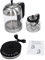 Glaswasserkocher und Teemaschine 2 L +1L - Elektrischer Teekocher mit 1800W, Tea maker abnehmbarem Design, Teesieb Aufsatz für Losen Tees, Blumentee