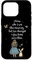 Alice in Wonderland Quote - Whimsical Fantasy Art Rabbit Case for iPhone 16 Pro