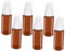 LIFKOME 6Pièces Set De Bouteilles Cosmétiques Pompe à Pression Flacons Vides pour Lotion Sérum pour Voyage Soins Personnels