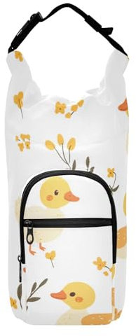FRODOTGV Cute Ducks Bottle Holder Lightweight Water Carrier for Hiking Hiking Water Bottle Carrier Fits 20/24/32/40 oz Bottles