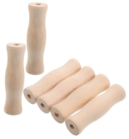 DOITOOL 6pièces Manches Pour Ustensiles De Cuisine Plat Pour Brochettes De Kebab Ergonomiques Pour Casserole Amovibles Remplacement Pour Poêle