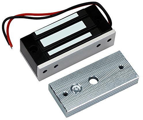 Uoonner 60KG (130LBS) Electromagnetic Lock - 12V Fail-Safe (NC) for Single Door Access Control