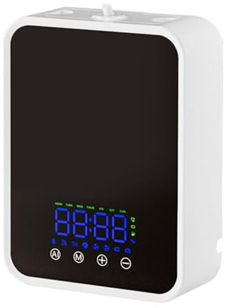 TECKZOON WiFi Smart Aroma Diffusor, Wasserloser 300ml Duftöl Scent Air Machine mit LCD-Display, App-Steuerung per Handy, Ätherische Öle Diffuser für Zuhause, Büro, Hotel, Spa, Lobby