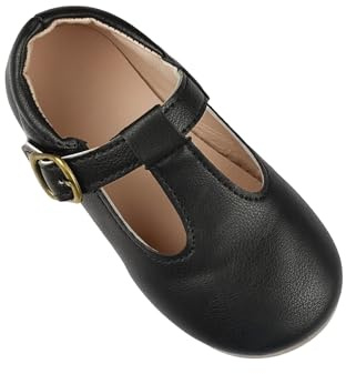 TRIWORIAE-Ballerines Fille Chaussures Plates Mary Jane Élégantes per École Activité Fête Noir 30