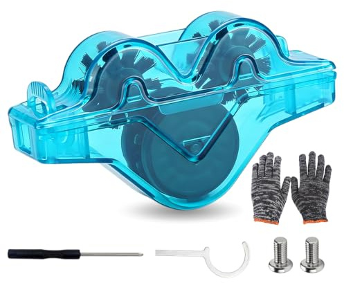 Herramienta de Limpieza de Cadena de Bicicleta,Limpiador de Eficiente,Kit Limpieza Cadena Bicicleta,Limpieza sin desmontar de bicicletas de montaña y de carretera
