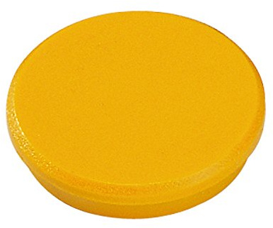 Dahle Bürotechnik Magnet 32 mm Ø gelb Dahle 04.95532, Höhe 7,0 mm
