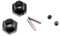 Wheel hex hubs (2pcs) 67486 (Japan import / The package and the manual are written in Japanese)