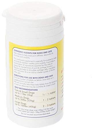 Johnson's 4Joints Extra Strength Tablets for Dogs and Cats