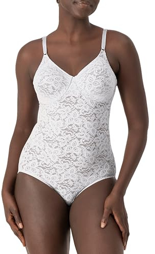 Bali Women’s Shapewear Firm Control Lace ‘N Smooth Built-in Bra Body Shaper Fajas DF8L10
