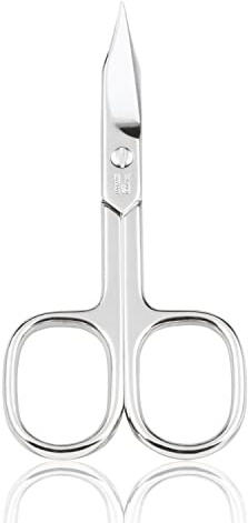 TITANIA Nagelschere Solingen mit Turmspitze (9,5cm) • Extra scharfe und dünne Haut- & Nagelschere • Professionelle Maniküre Schere • Made in Germany (Solingen)