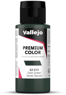 Vallejo - Premium Pintura Acrílica, Verde Oscuro (62014)