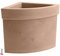 Nicoli R3240AV Evolution - Fioriera angolare con Modanatura rotazionale, Opaca, 40 cm, Colore: Avana