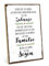 TypeStoff Holzschild mit Spruch – FAMILIE, ZUHAUSE, SEGEN – im Vintage-Look mit Zitat als Geschenk und Dekoration zum Thema Geborgenheit, Liebe und Freundschaft - HS-00263