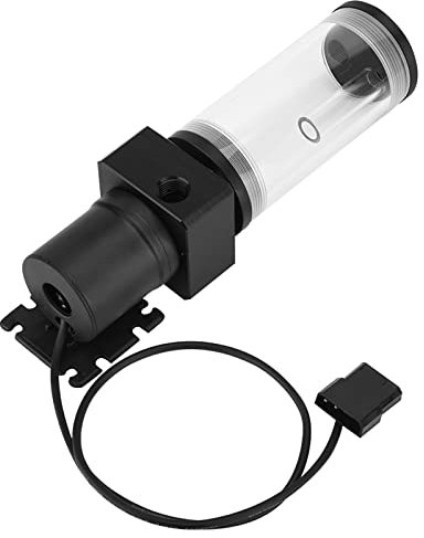 Eboxer G1/4 160MM Acrylic Cylinder Computer Water Tank 12V 19W CPU Water Cooling Pump Radiator(110mm)