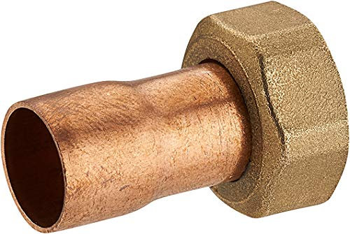 Raccord Droit prisonnier Cuivre Visser Ø10-12x17 NOYON & THIEBAULT