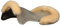 Acavallo Therapeutic Rear Riser Gel Pad Eco-Wool, Farbe/Fellfarbe:transparent/Natural