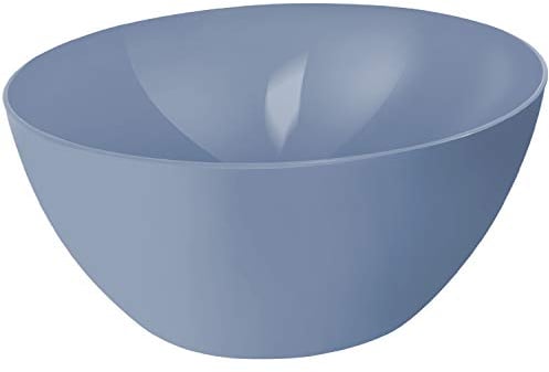 Rotho Caruba große Schüssel 8l, Kunststoff (PP) BPA-frei, blau, 8l (34.0 x 34.0 x 15.0 cm)