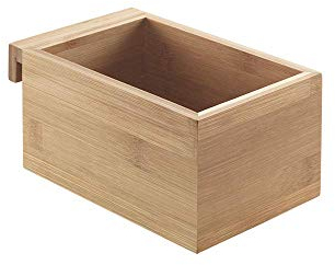 Mural Line Wandgitter, Bambus-Box klein, Holzfarben,10x15x8 cm