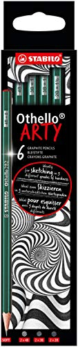 STABILO - Bleistift - Othello - ARTY - 6er Pack - Härtegrad weich, jeweils 2x 4B, 3B, 2B