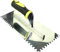 AERZETIX - C45916 - Lisseuse/Taloche à Dents 6x6mm - Lisseuse Crantée pour Carrelage - Spatule à Dents - Outillage à Main pour la Construction - Maçonnerie/Maçon/Enduit - Poignée Bi-Matière - Acier
