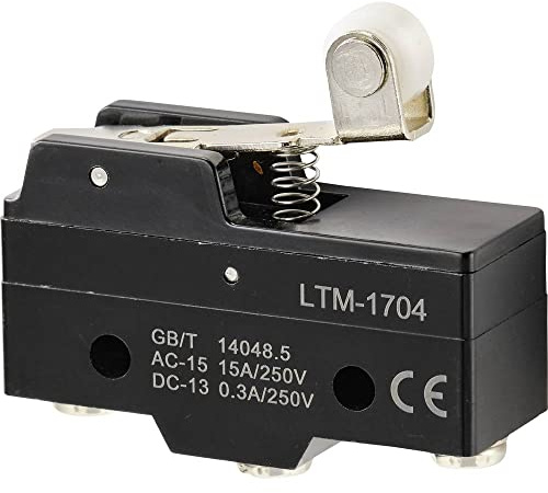 TRU COMPONENTS Mikroschalter 250 V/AC 15A 1 x Ein/(Ein) tastend 1St.