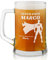 Maverton Boccale per la Birra in vetro con personalizzazione - capienza 500 ml - H12 cm x Ø8,5 cm - ottima idea regalo per le feste perfetto per ogni uomo amante della buona Birra - super papà