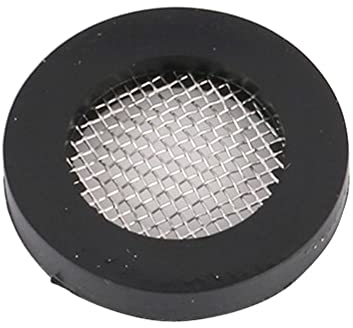 20pcs Junta Plana de Goma con 40 Malla Filtro Flujo FLUCET Washer Hilo Femenino HORNOS DE Agua Conector de Agua,3/4 Rubber Gaskets