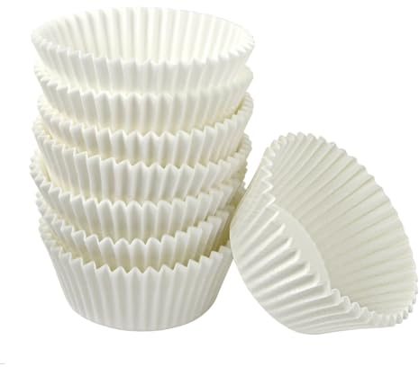 Zenker 31301 Lot de 75 barquettes en papier certifié FSC, Lot de moules en papier jetables pour muffins et cupcakes, Papier FSC, 7x3cm