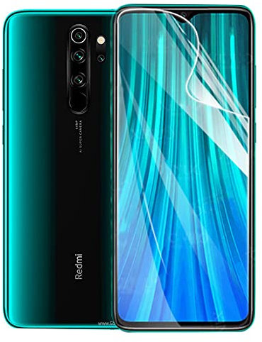 CUFEREDU 2 uds Protector de Pantalla Flexible para Xiaomi Redmi Note 8 Pro 6.53 Note8 Pro 3D Película de Hidrogel Transparente de TPU Huella Dactilar Desbloqueado NO Vidrio Templado