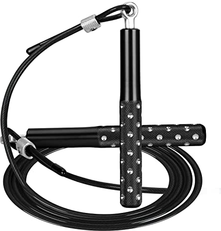Springseil, Wastou Speed Springseil für Fitness-Übungen, verstellbares Springseil für Erwachsene für Männer, Frauen, Kinder, Mädchen